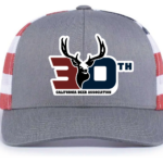 30th Anniversary Hat- Red/White/Blue